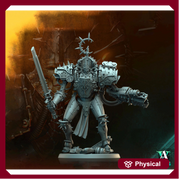 Sci-Fi Heavy Hallowed Sisters Engine Miniature | 32mm, 40mm, 50mm, 65mm 80mm BASE SIZES | Resin Unpainted | Sci-fi Archvillain Games - Only-Games