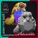 Jerry The Seer - Almighty powerful creature -  PRESUPPORTED - Illustrated and Stats - 32mm scale