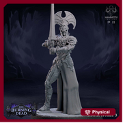 Undead Lich, Death knight, Mummy Lord  Unpainted | 28mm,32mm,54mm,75mm,100mm Scale | Resin Dungeons and Dragons D&D 5e  | Pathfinder | - Only-Games