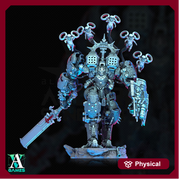 Sci-Fi Heavy Battle Mech Knight Miniature | SpellJammer | 25mm, 32mm, 40mm, 50mm, 75mm BASE SIZES | Resin Mini Unpainted |Archvillain Games - Only-Games