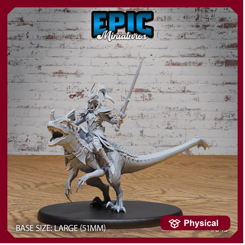 Dark Elf Raptor Mount Rider - Only-Games