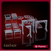 Dwarf Mine Cart & Tracks Pack - Only-Games