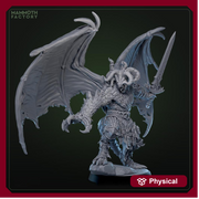 Dragonborn Paladin, Ranger, Fighter, Wings Sword  | 28mm,32mm,54mm, 75mm, 100mm Scale Resin Miniature | Dungeons & Dragons DnD 5e Pathfinder - Only-Games