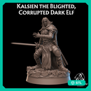 Kalsien the Blighted, Corrupted Dark Elf Swordsman