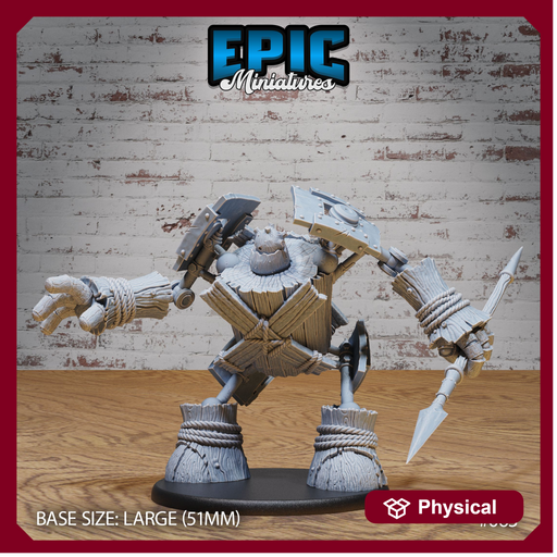 Wooden Construct Golem Attack - Only-Games