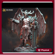 Greater Devil - Horned Devil, Demon Lord | 4 sizes: 35mm,50mm,60mm,75mm Base | Out of the Abyss | Dungeons & Dragons 5e RPG | TPG Wargames - Only-Games