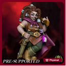 Mevina Steelfall [PRE-COLORED] Dwarf Female Bard