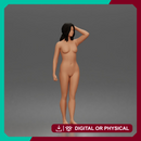 Naked Skater woman