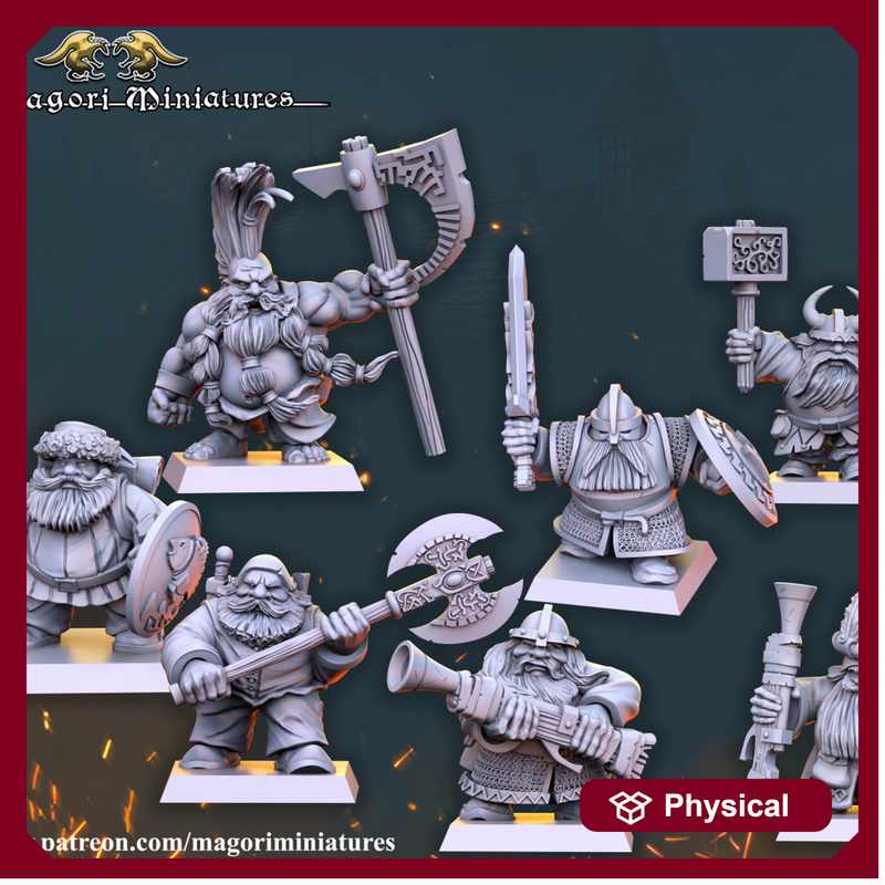 Dwarven treasure hunter warband