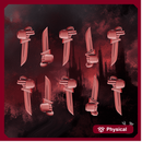 Crimson Wings Daggers Set x10