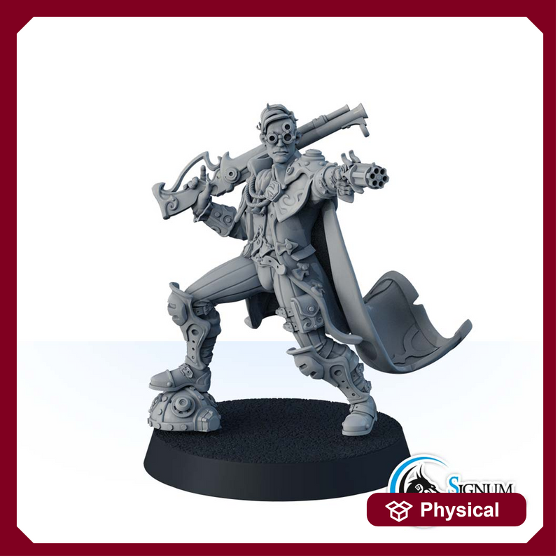 Dragomir Cernik, Mechanist with pistol
