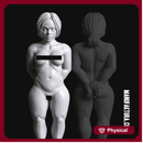 Sub Series 37 - Naked & Bound Female Dwarf Prisoner Slave