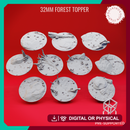 Basing Toppers - Forest - 32mm (Pre-Supported)