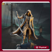 Human Rogue, Pirate, Thief, Assassin | 28mm, 32mm,54mm,75mm, 100mm Scale Resin Miniature | Dungeons and Dragons 5e Pathfinder | DM Stash - Only-Games