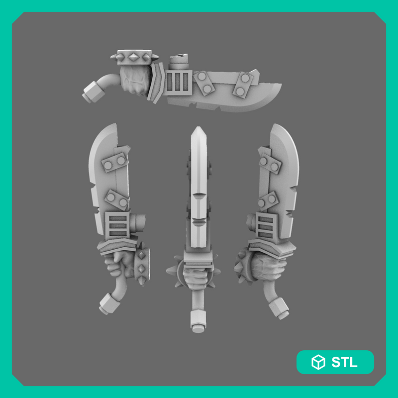 Space Orcs Machetes RIGHT