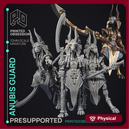 Anubis Guard - 3 Models - Court of Anubis -  PRESUPPORTED - Illustrated and Stats - 32mm scale