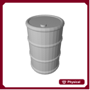 3D Printed Single Oil Drum (x10)