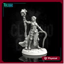 (0026) Female undead human elf tiefling tamer sorceress with whisk