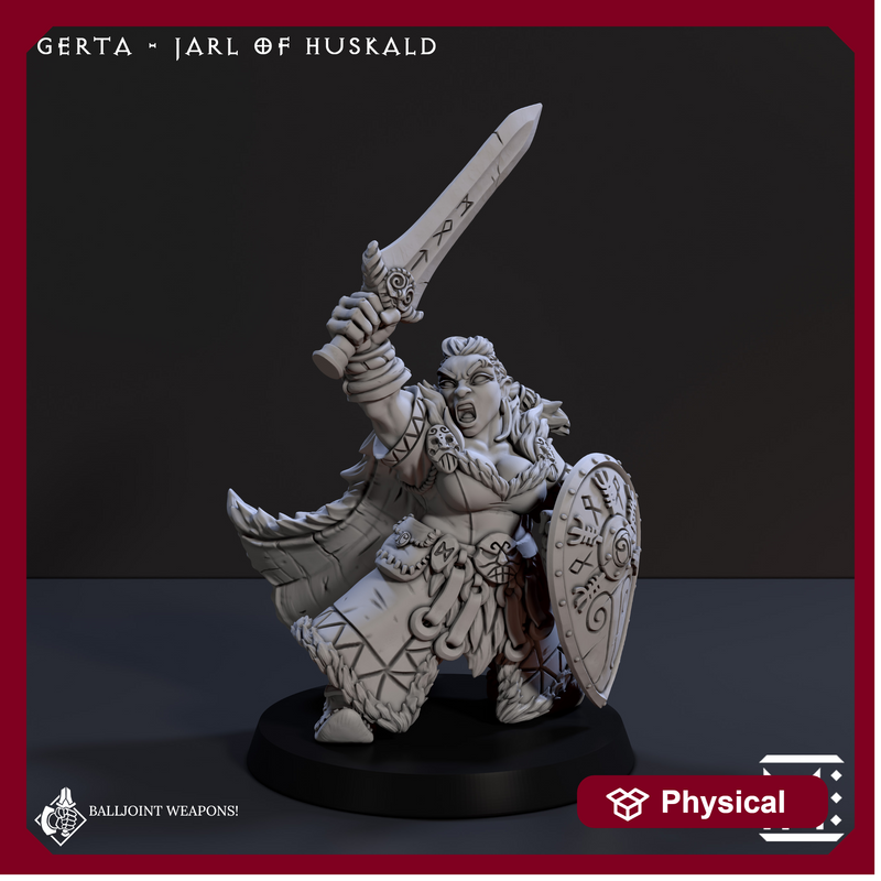 Gerta Jarl of Huskald (Dwarven Mountaineers of Skutagaard)