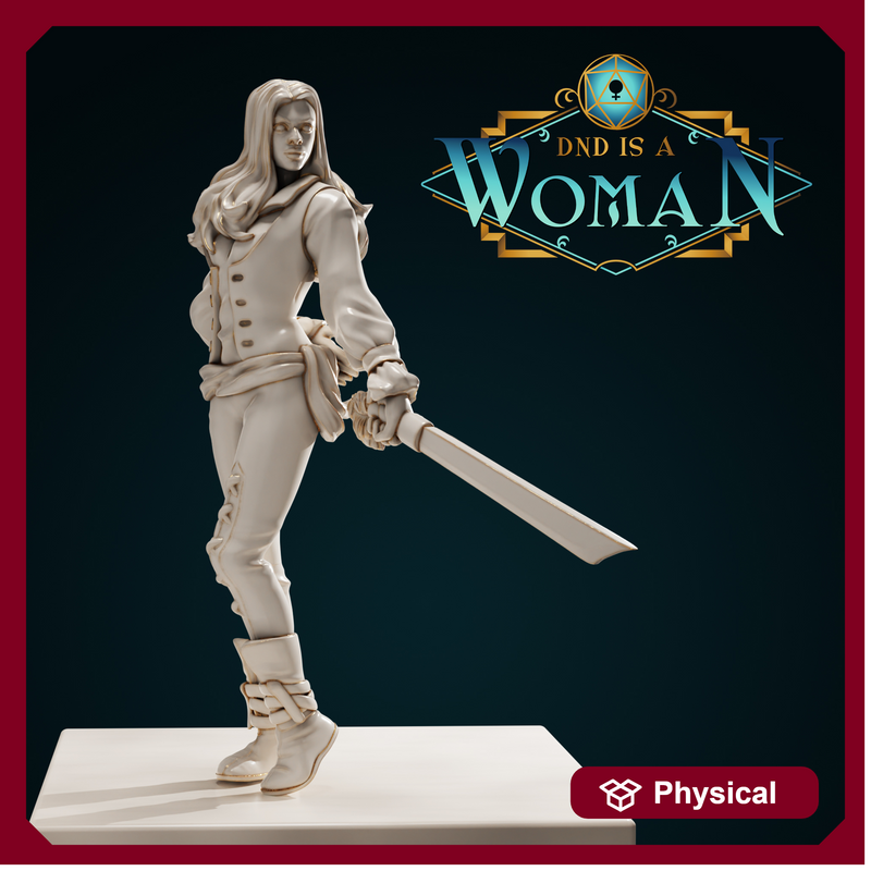 Aasimar Warlock - Araquiel - 28mm / 32mm / 75mm