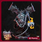 Pit Fiend Devil | Descent Into Avernus  | 120mm tall | 28/32mm scale |  Dungeons and Dragons | - Only-Games