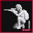 Strife Series 02b - Cute Post-Apocalyptic Survivor Girl Aiming Sniper Rifle