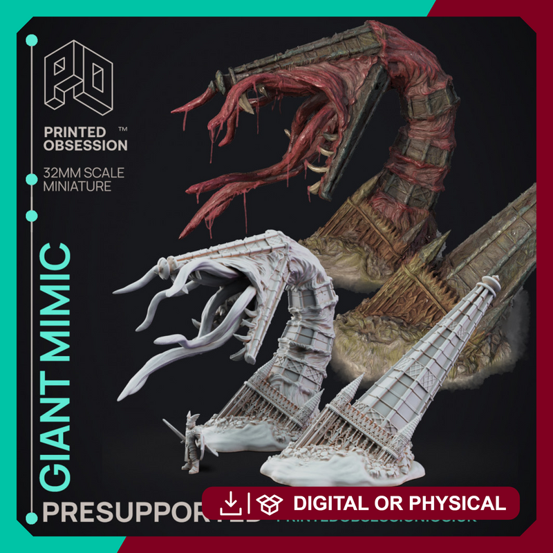 Giant Church Mimic - Churr - Large Mimic - 32mm scale - PRESUPPORTED