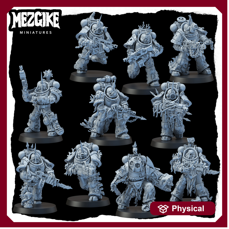 Dredge marine warriors (10 physical multipart miniatures)