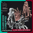 Flesh Monster Guard Dogs - Lady of Pox - PRESUPPORTED - 32mm scale