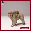 Japanese Macaque Female and Infant 1/87