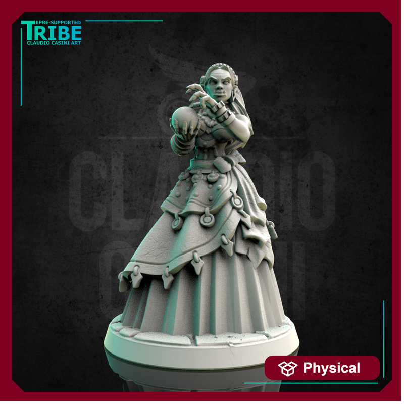 (0204) Female human half orc tiefling firbolg elf fortune teller