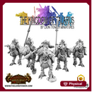 Kingsguard Heavy Cavalry (5 x 32mm scale mounted minis)