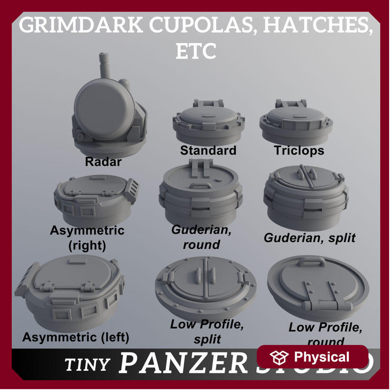 Cupolas & Hatches (3 pack)