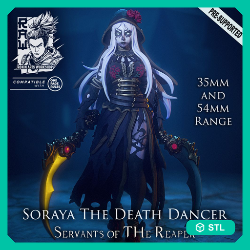Soraya The Death Dancer - Dia De Muertos Catrina - STL only - Only-Games