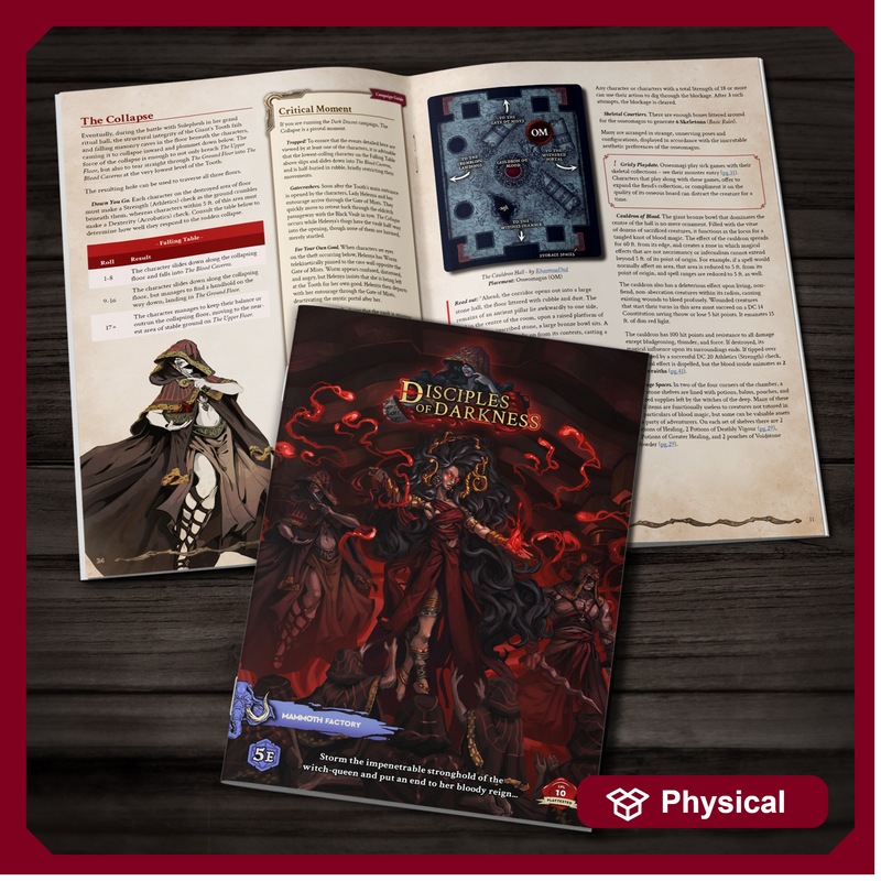 Disciples of Darkness - Physical 5e Adventure Booklet