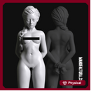 Sub Series 94a - Naked & Bound Kneeling Female Prisoner Slave