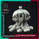 Possessed Pumpkin - Medium Monster - PRESUPPORTED - 32mm scale