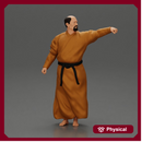 kung fu master performing kung fu moves