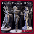 Pack Female Elves 75mm