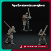 Papal engineer with greatsword - Only-Games