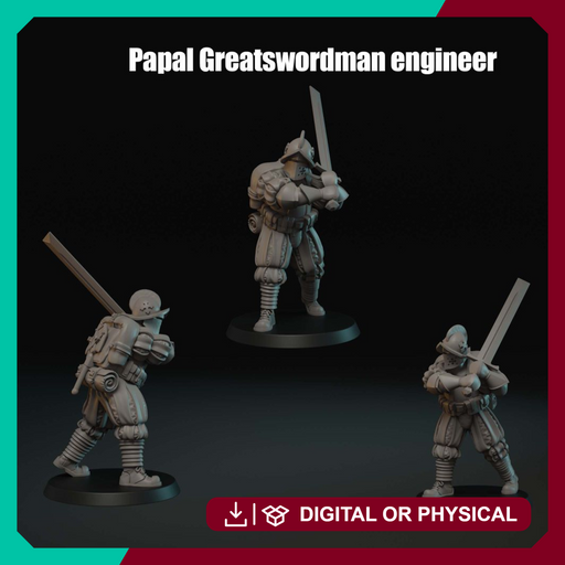 Papal engineer with greatsword - Only-Games