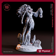 Undead Banshee | 28mm, 32mm,54mm, 75mm ,100mm Scale Resin Miniature | Flesh of Gods | Dungeons and Dragons | - Only-Games