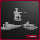 10 & 15mm Soviet VDV Infantry with RPKs (9 models)