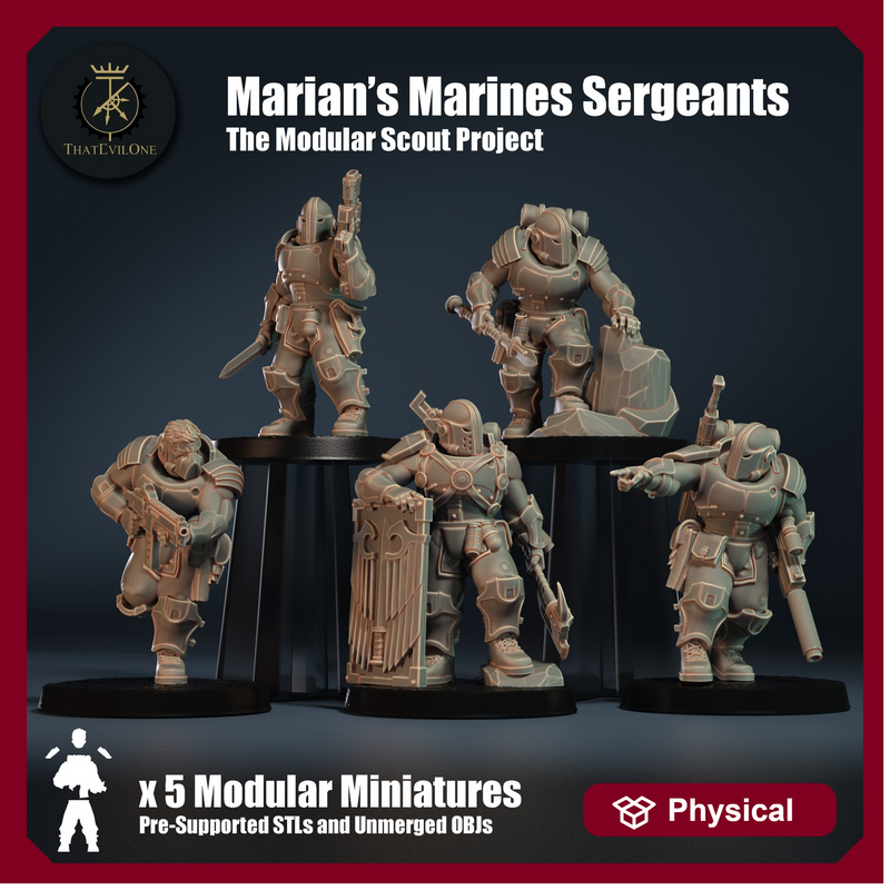 Modular Scout Marian's Marines Sergeants