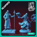 Kasimeer the Wizard - Idle and Action Pose - STL only