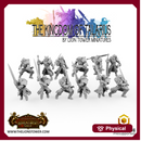 Kingsguard Greatswords(12 x 32mm scale minis)