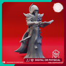 Cthulid Warlock - Book of Beasts - Tabletop Miniature (Pre-Supported)