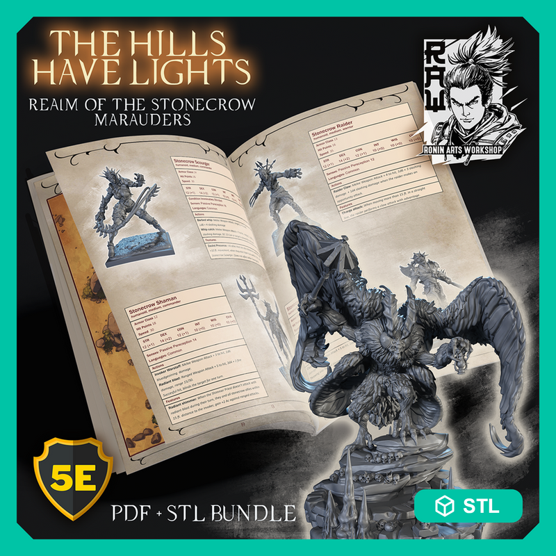 The Hills Have Lights - PDF + STL Bundle - Only-Games