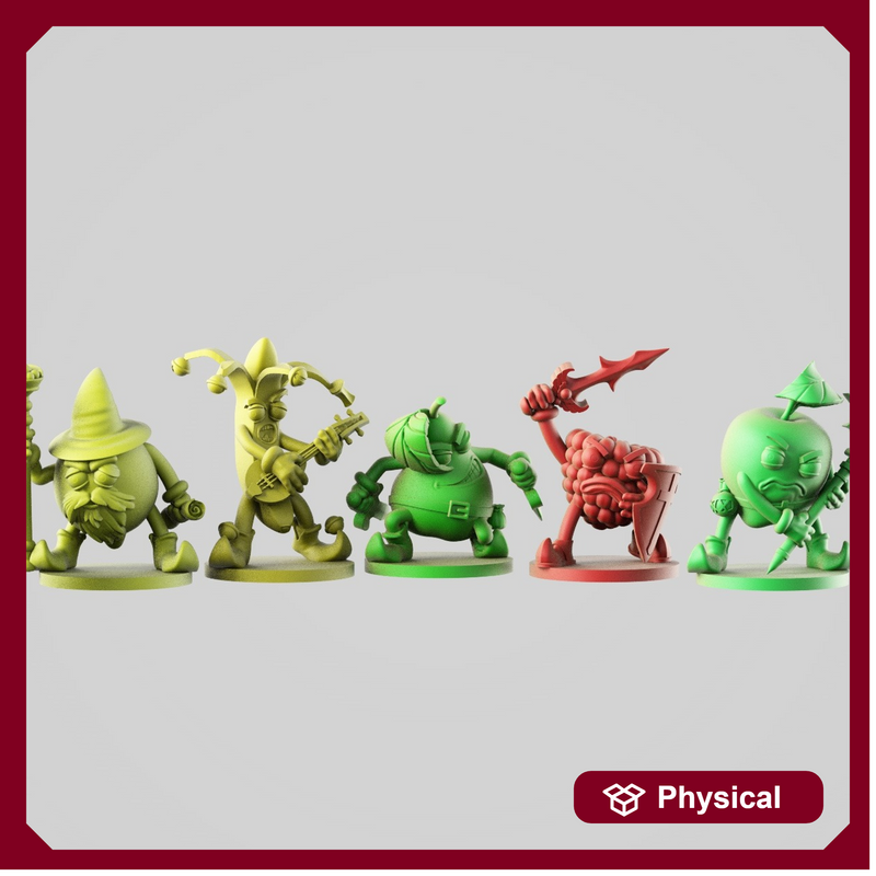Fruits Adventurers (8 Miniatures)