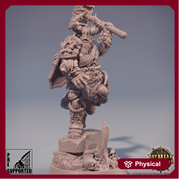 Oathbreaker Knight with  hammer | Blood Warriors | 28mm, 32mm, 75mm | Miniature | Dungeons and Dragons | Pathfinder | - Only-Games